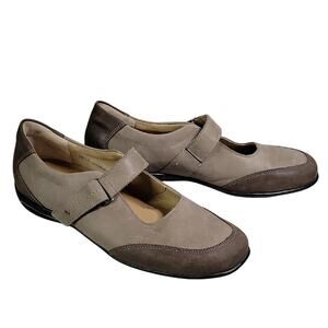 Chic Women's Beige and Brown Mary Jane
